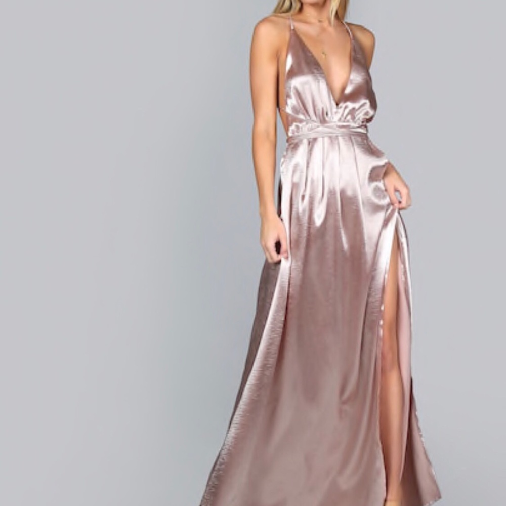 SHEIN maxi dress with slit